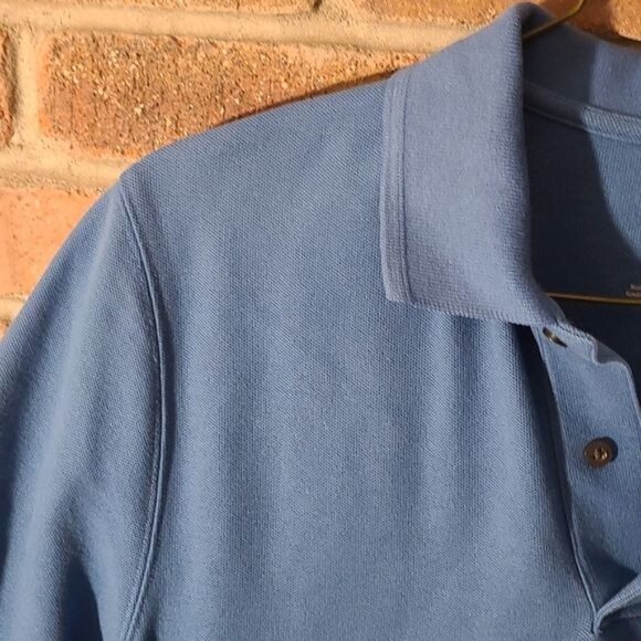 L.L. Bean Traditional Fit Blue Polo - Picture 2 of 4
